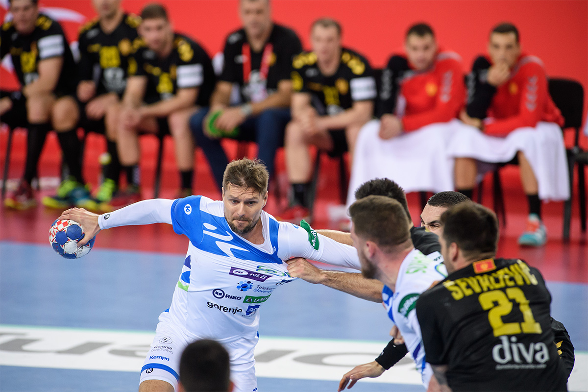 Marko Bezjak je bil danes igralec tekme. Foto: EHF